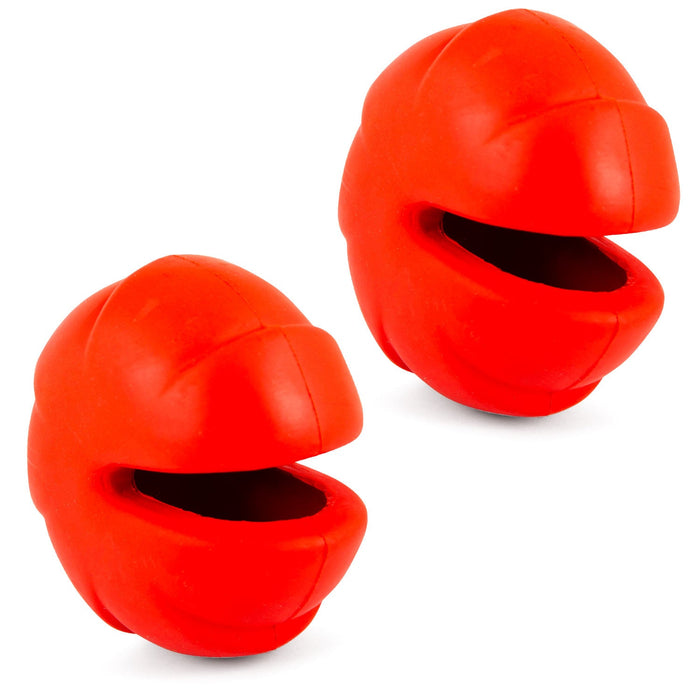 Jeffers Red Millipede Natural Rubber Treat Dispensing Dental Dog Chew Toy