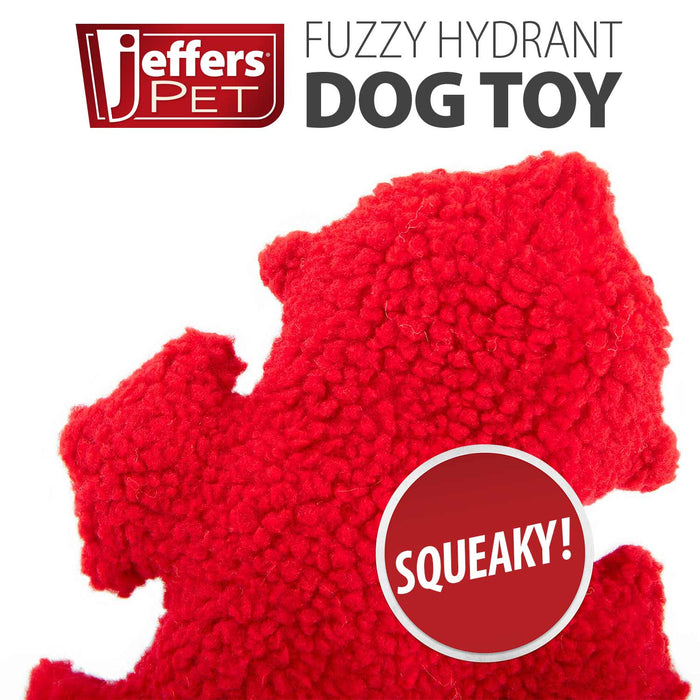Jeffers Fuzzy Hydrant Squeaker Dog Toy, Each