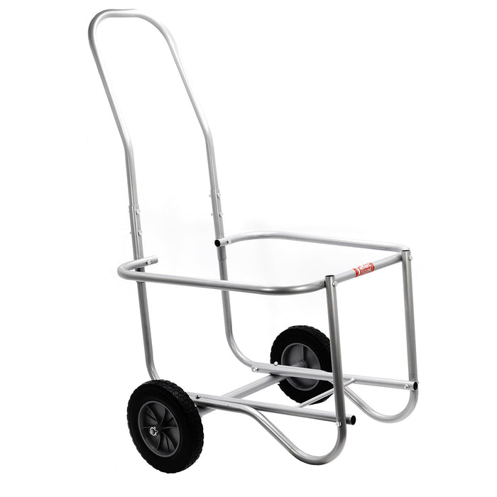 Jeffers Muck Bucket Cart, Galvanized Steel Waste Bucket Carrier