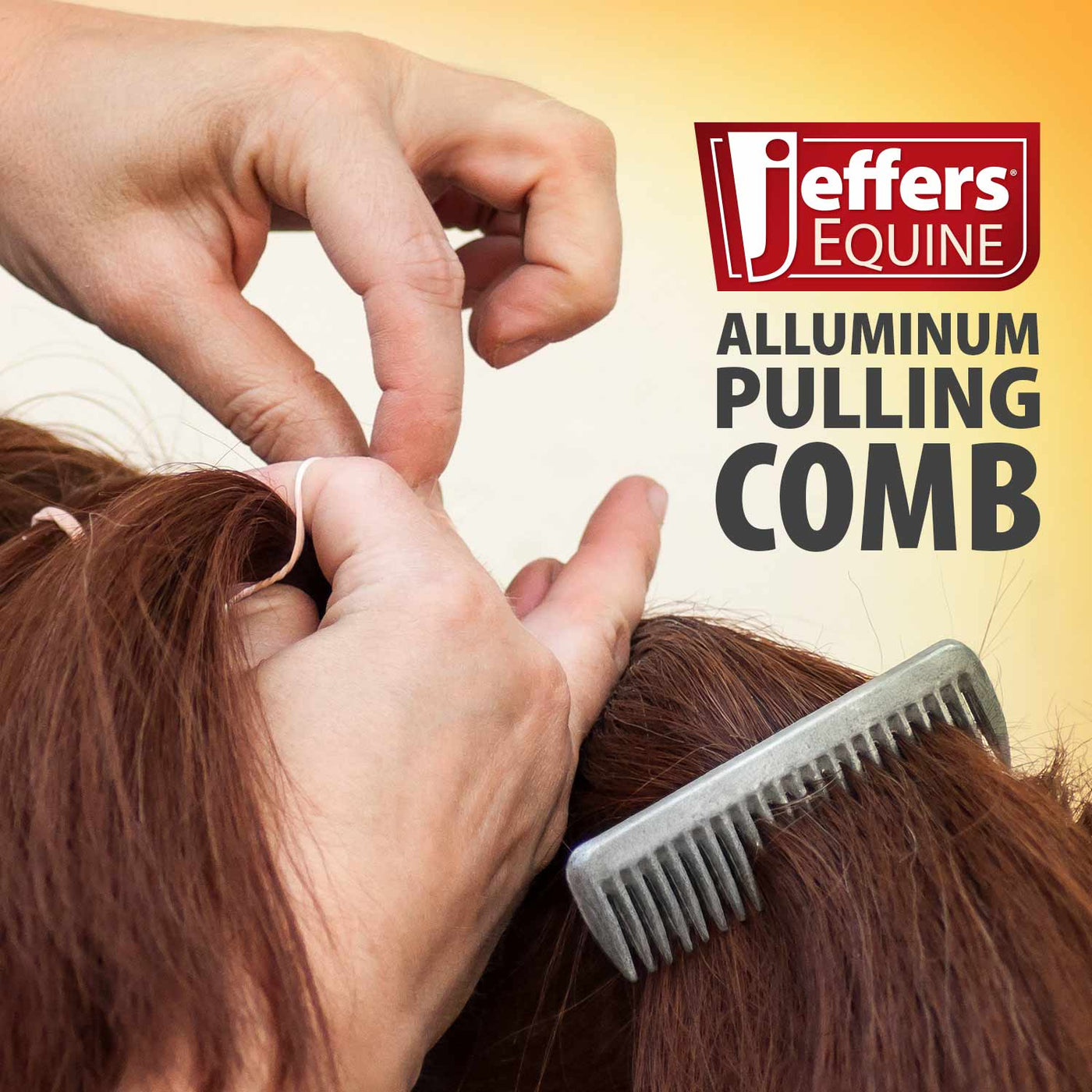Jeffers Aluminum Pulling Comb, 3.5