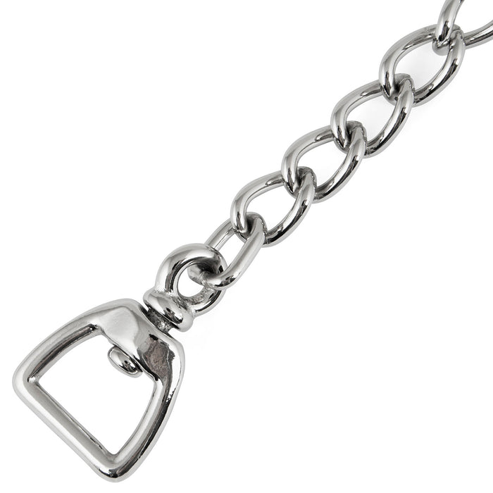 Jeffers Horse Lead Chain with Bolt Snap End & Square Eye Swivel End