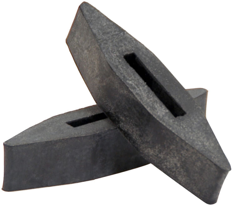 Rubber Rein Stops Pair - Black  