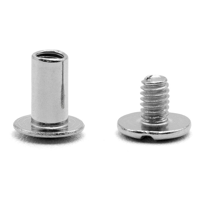 Jeffers Chicago Screws for Leather & Tack, 10 Pack