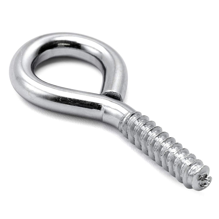 Jeffers Steel Wire Eye Hook Screws for Barn & Stable, 10 Pack