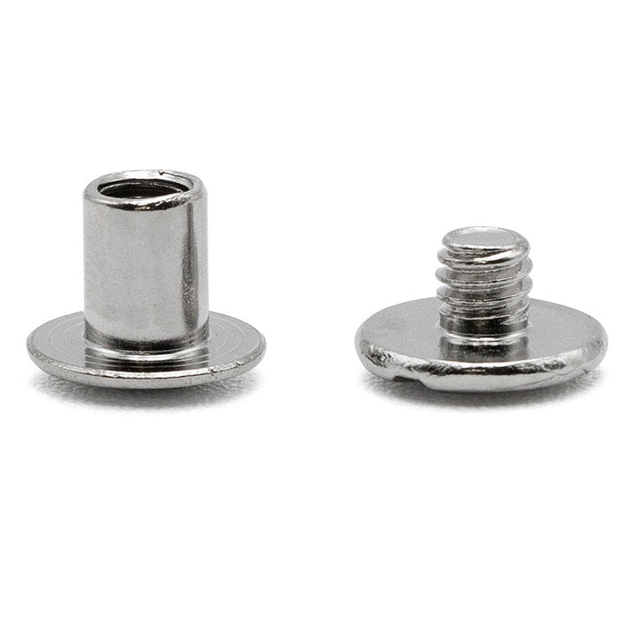 Jeffers Chicago Screws for Leather & Tack, 10 Pack