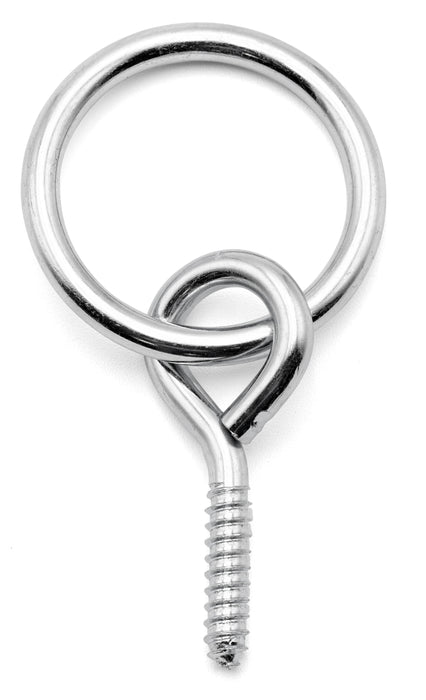 Jeffers Hitching Ring with Eye Screw Hook, 10 ct