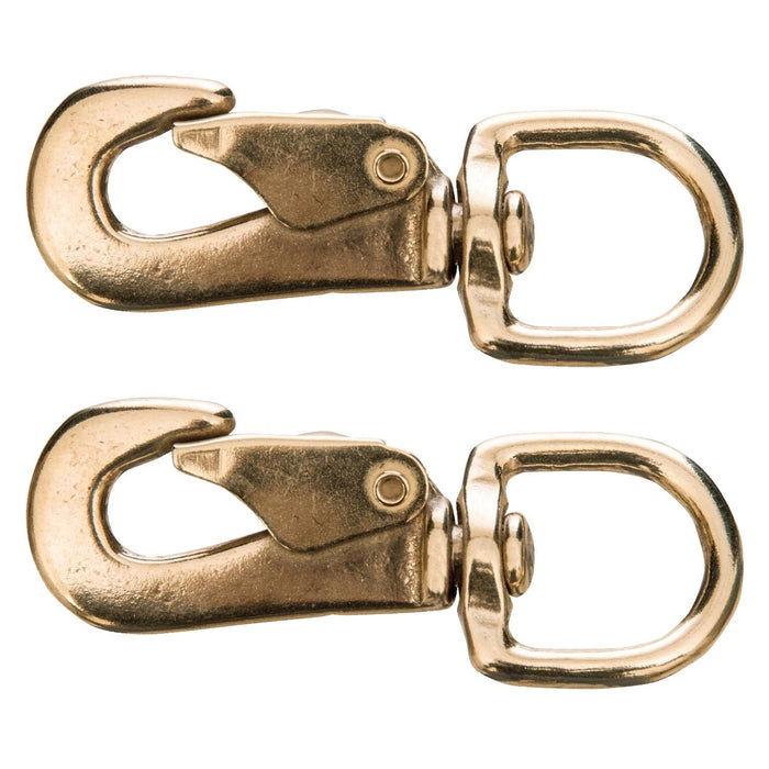 Jeffers Solid Brass Spring Snap