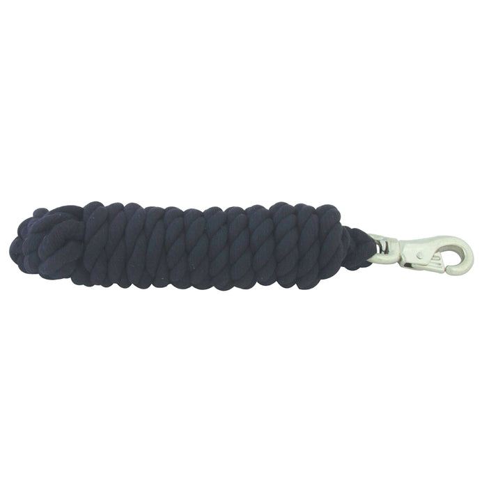 Jeffers Colorful Cotton Horse Lead Ropes with Nickel-Plated Bull Snap, 10' L