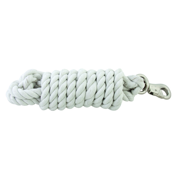 Jeffers Colorful Cotton Horse Lead Ropes with Nickel-Plated Bull Snap, 10' L