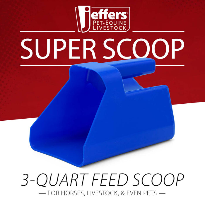 Jeffers 3 Quart Super Scoop for Grain or Feed