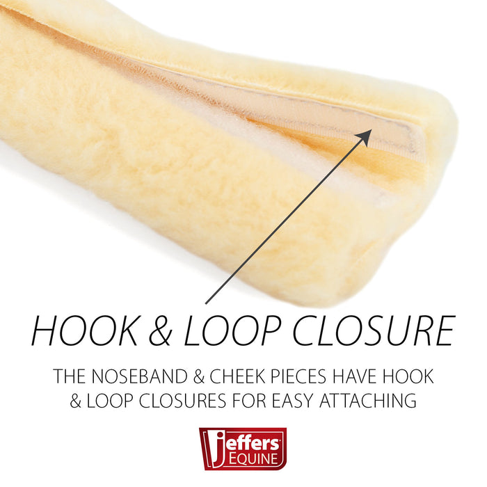 Jeffers Horse Fleece Halter Tube, 4 Piece Comfort Set