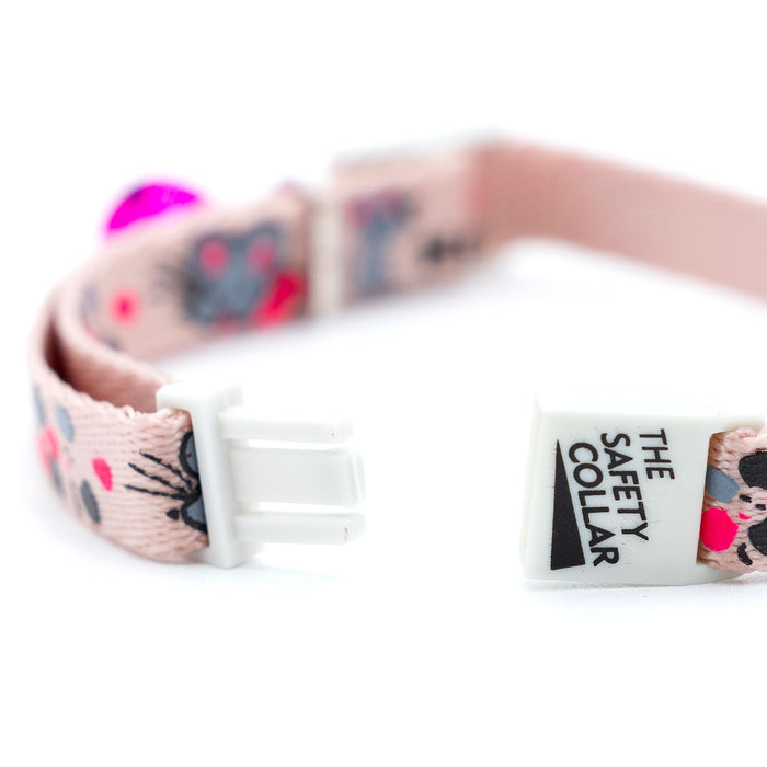 Jeffers Adjustable Breakaway Safety Cat Collar with Bell, 8"-12"