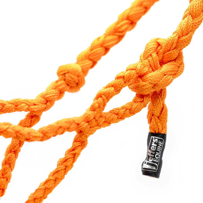 Jeffers Braided Mule Tape Halter with 10' Lead for Horses