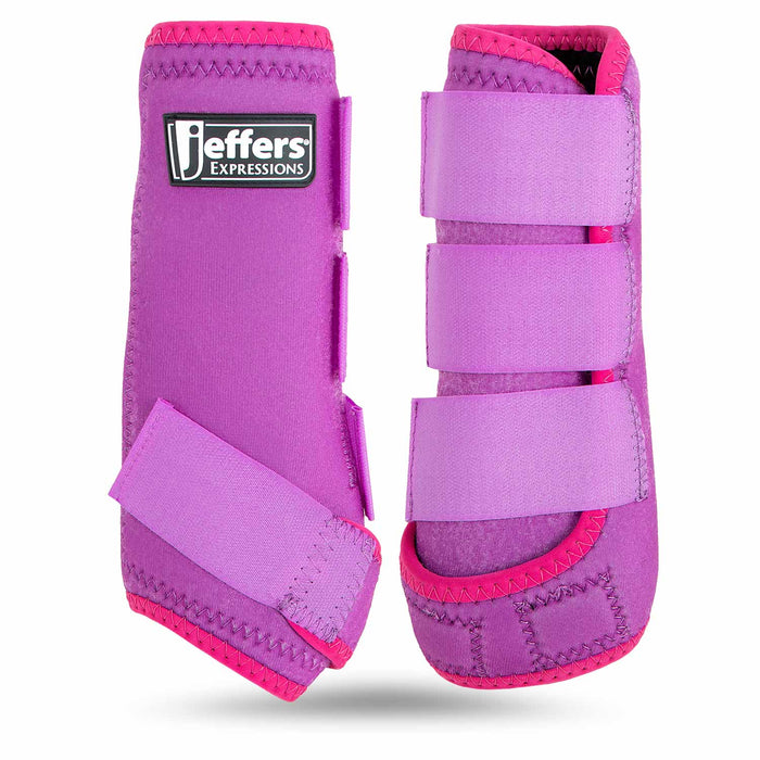 Jeffers Expression Neon Protective Boots for Horses