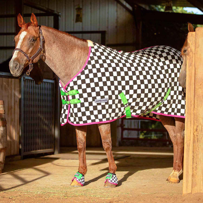 Jeffers Expression Standard Neck Fleece Horse Cooler