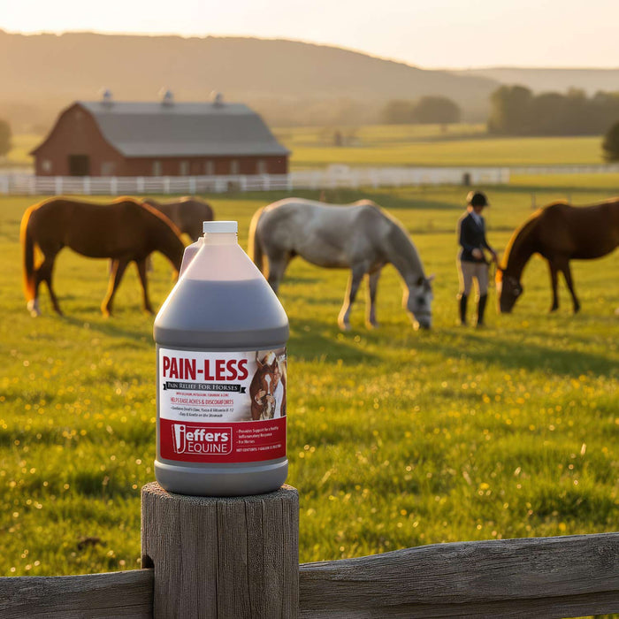 Jeffers Pain-Less Pain Relief Liquid for Horses