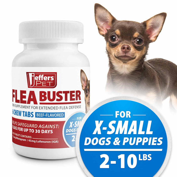 Jeffers Flea Buster Monthly Oral Flea Supplement for Dogs
