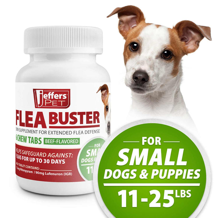 Jeffers Flea Buster Monthly Oral Flea Supplement for Dogs