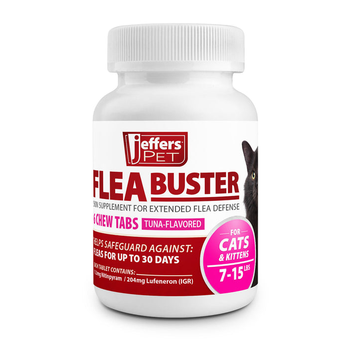 Jeffers Flea Buster Cat Monthly Oral Flea Supplement