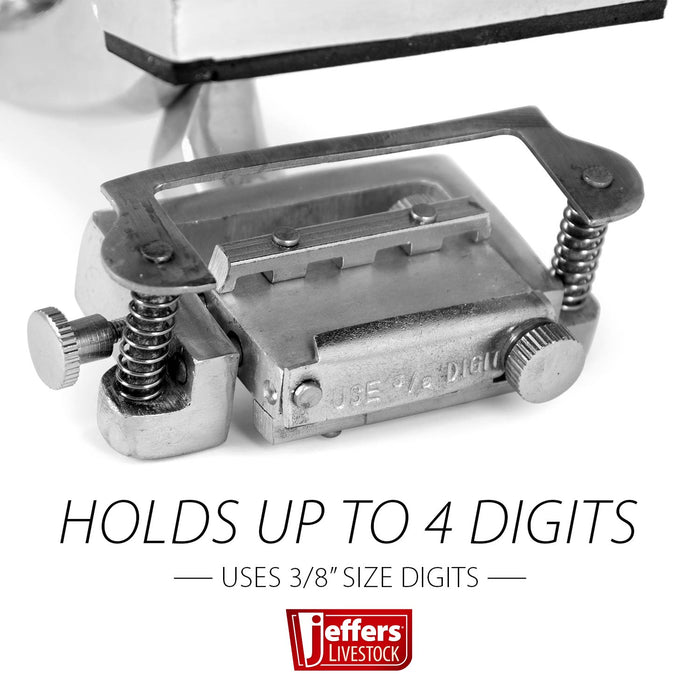 Jeffers Standard Tattoo Outfit with Roll-On Ink for Cattle & Livestock