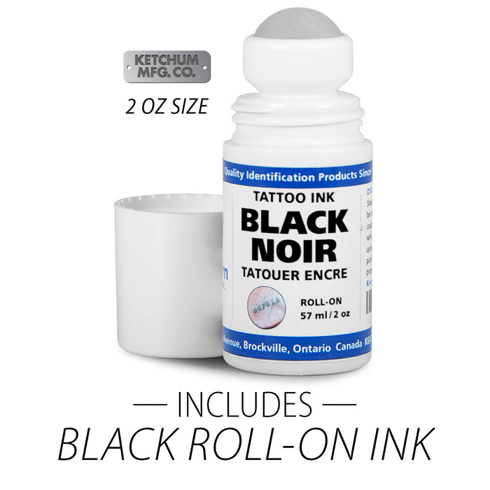 Jeffers Standard Tattoo Outfit with Roll-On Ink for Cattle & Livestock