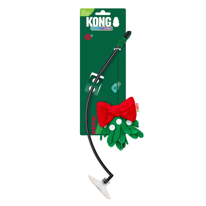 Holiday Connects™ Window Mistletoe Color Red Green
