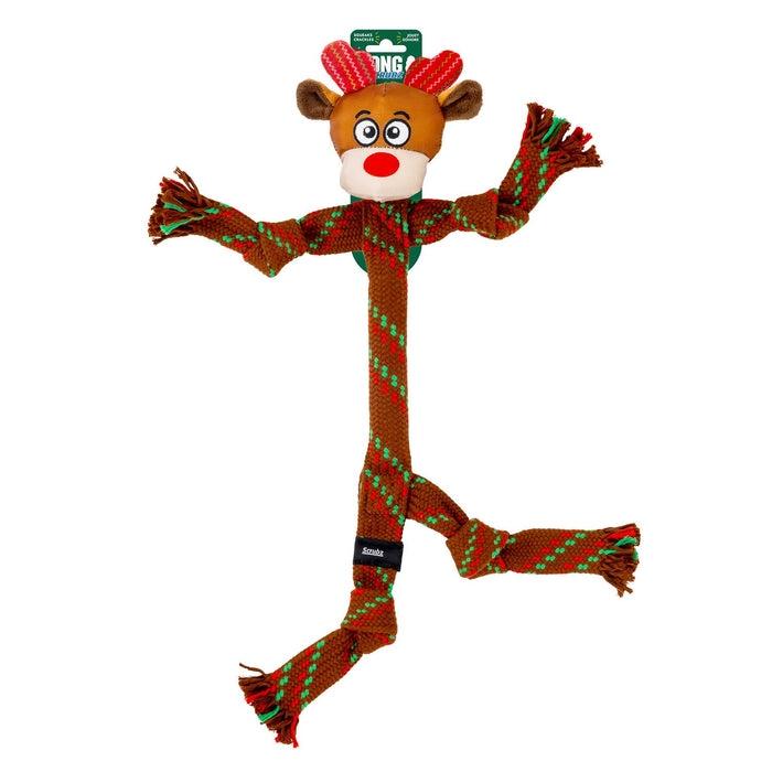 Holiday Scrubz Reindeer Lg Color Brown