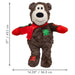 Holiday Wild Knots Jumbo Bear Dk Brown XL Color Dk Brown
