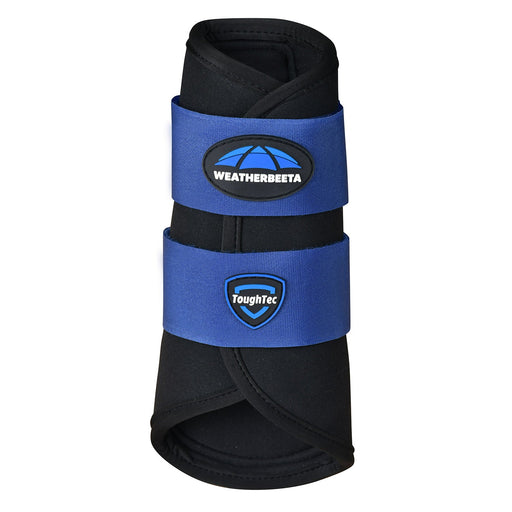 WeatherBeeta Tough-Tec Prime Brushing Boots Color BLACK/COBALT