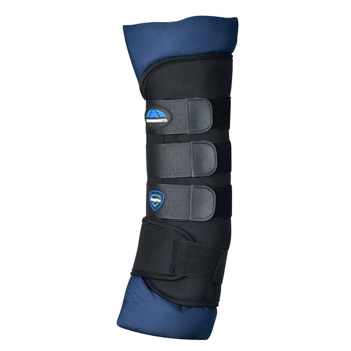 WeatherBeeta Tough-Tec Stable Boot Wraps Color BLACK/NAVY