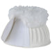WeatherBeeta Tough-Tec Prime Fleece Trim Rubber Bell Boots Color WHITE/WHITE