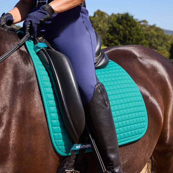 WeatherBeeta Prime Air-Tec Dressage Saddle Pad Color DARK TURQUOISE
