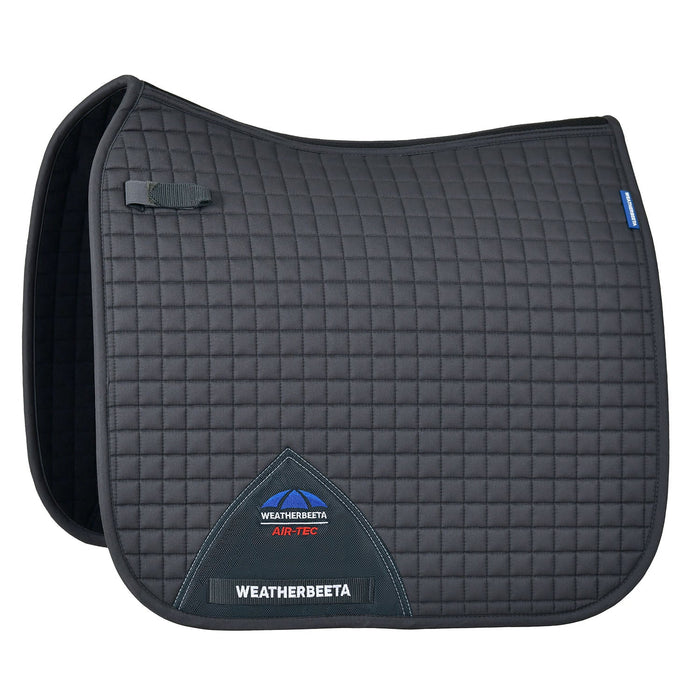 WeatherBeeta Prime Air-Tec Dressage Saddle Pad Color CHARCOAL