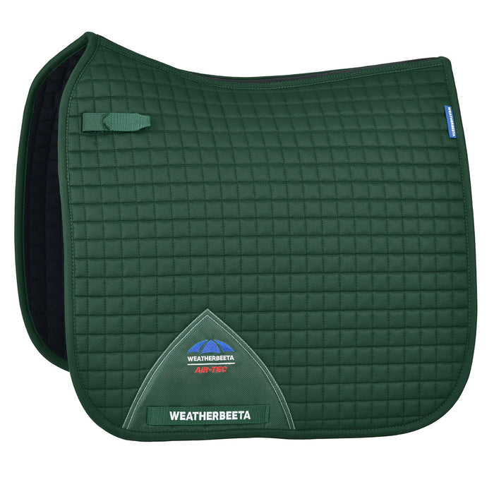 WeatherBeeta Prime Air-Tec Dressage Saddle Pad Color FOREST GREEN