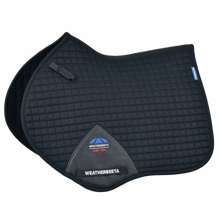WeatherBeeta Prime Air-Tec Jump Shaped Saddle Pad Color BLACK