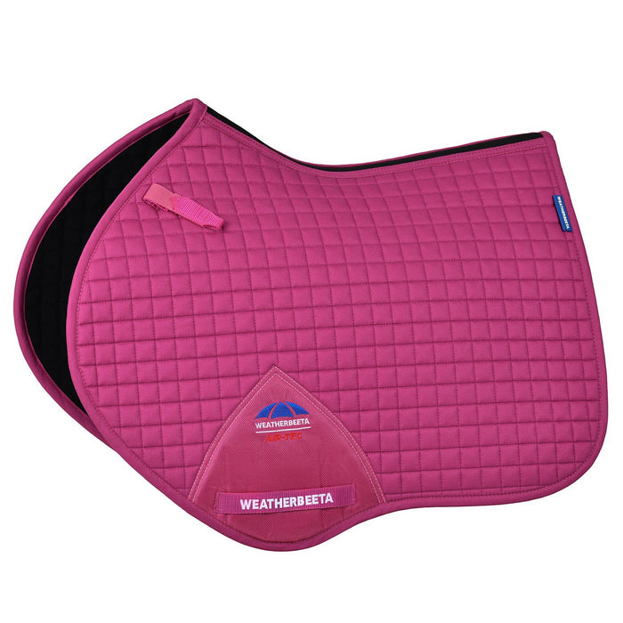 WeatherBeeta Prime Air-Tec Jump Shaped Saddle Pad Color BRIGHT MAGENTA