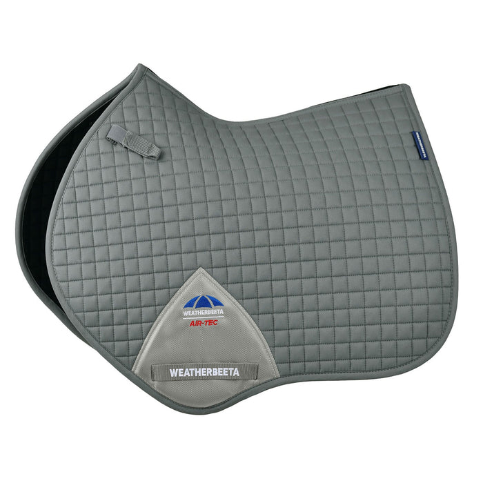 WeatherBeeta Prime Air-Tec Jump Shaped Saddle Pad Color GREY