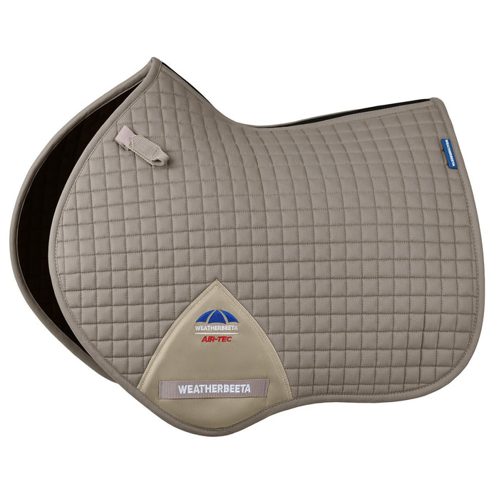 WeatherBeeta Prime Air-Tec Jump Shaped Saddle Pad Color NATURAL CLAY