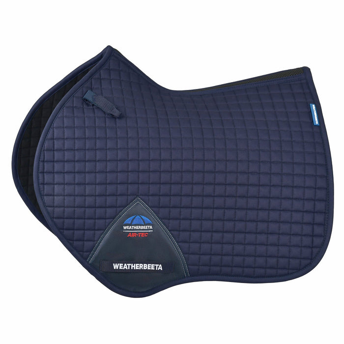 WeatherBeeta Prime Air-Tec Jump Shaped Saddle Pad Color NAVY
