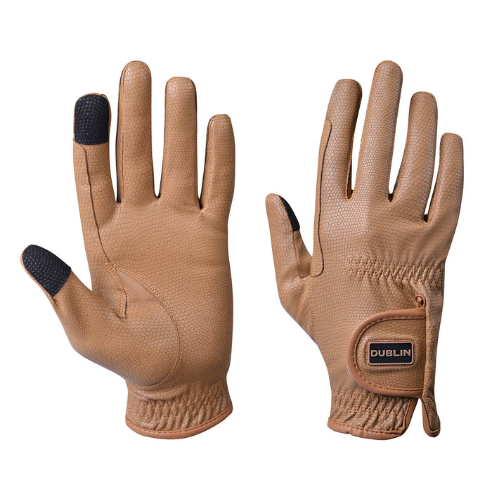 Dublin Everyday Riding Gloves Color CARAMEL