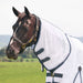 WeatherBeeta Saxon Combo Neck Mesh Fly Sheet with Belly Wrap, Technicolor Horses Color white