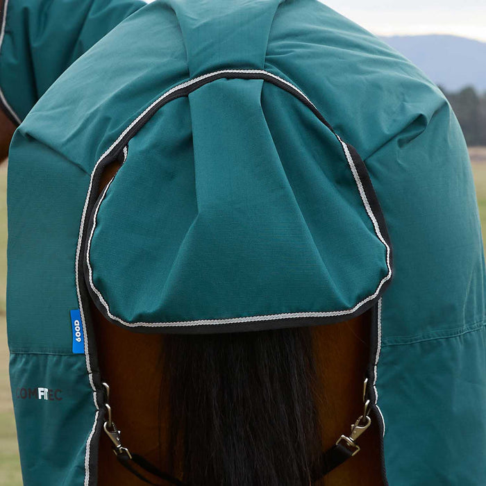 WeatherBeeta ComFITec Classic Standard Neck Turnout Blanke Color Green