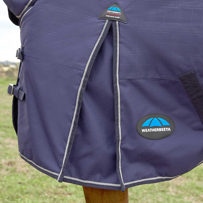 WeatherBeeta ComFITec Prelim Combo Neck Turnout Sheet Color Navy