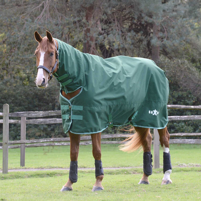 Saxon Defiant 1200 Denier Combo Neck Turnout Blanket Color Green