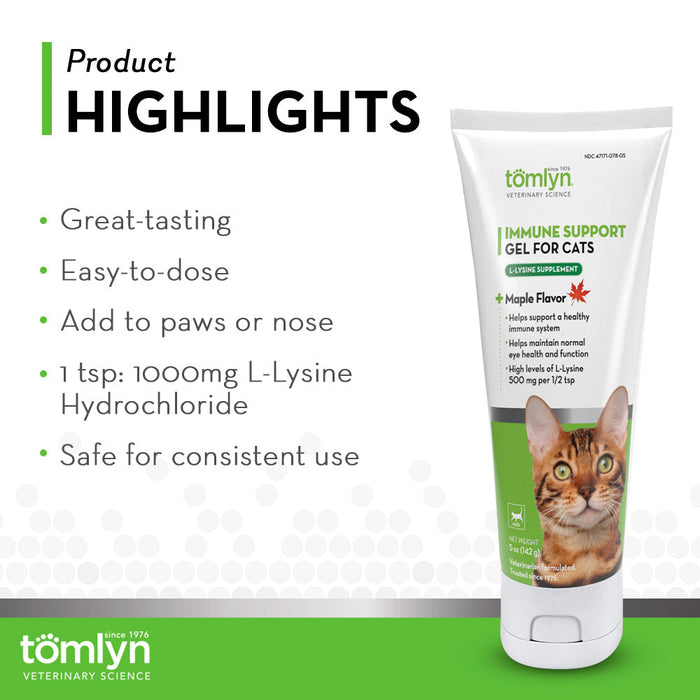 L-Lysine Immune Support Gel for Cats & Kittens