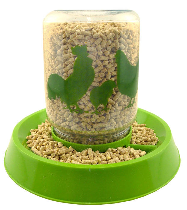 Lixit Chicken Waterer/Feeder with Reversible Base