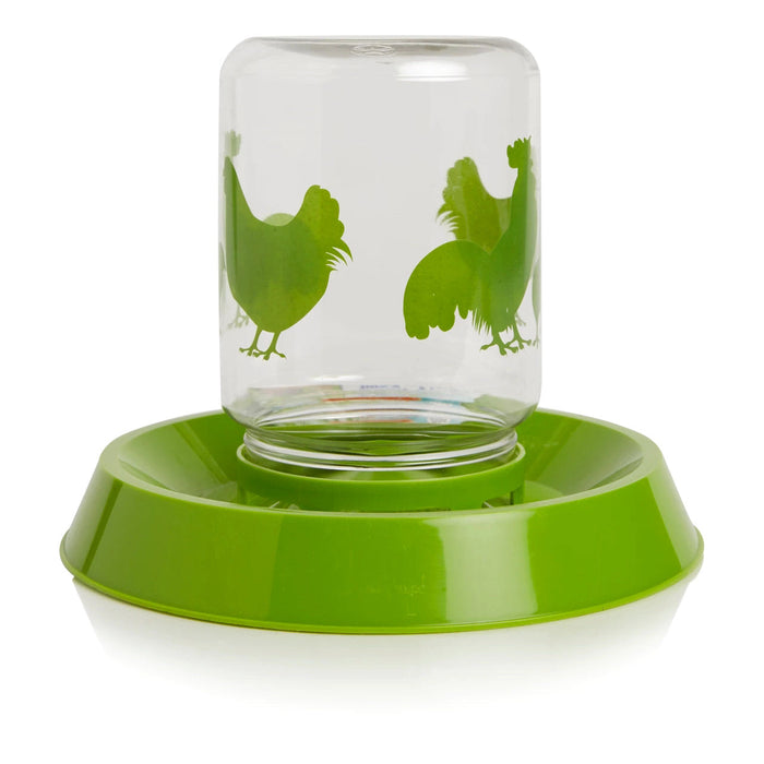 Lixit Chicken Waterer/Feeder with Reversible Base