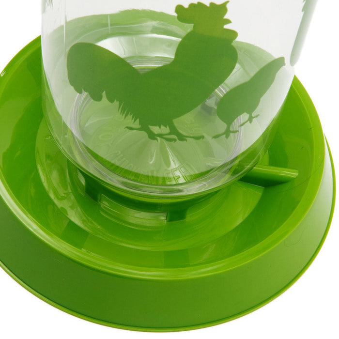 Lixit Chicken Waterer/Feeder with Reversible Base