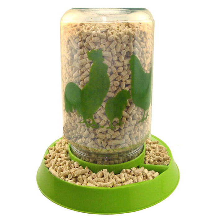 Lixit Chicken Waterer/Feeder with Reversible Base