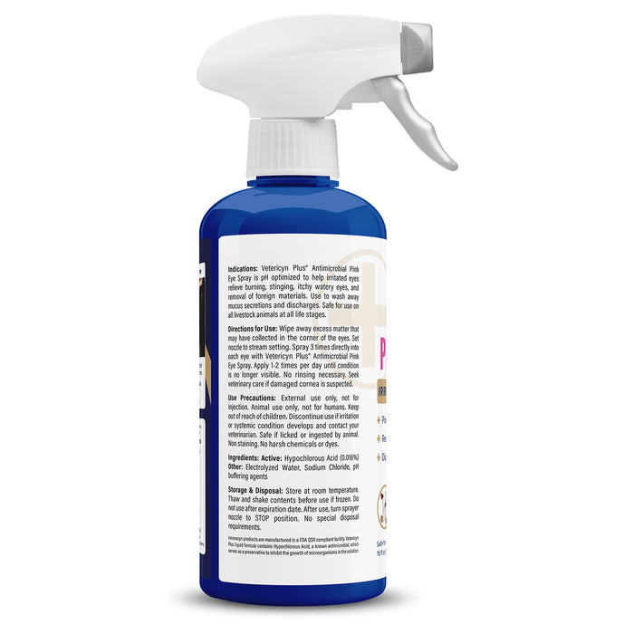 Vetericyn Plus Antimicrobial Pinkeye Spray, 16 oz